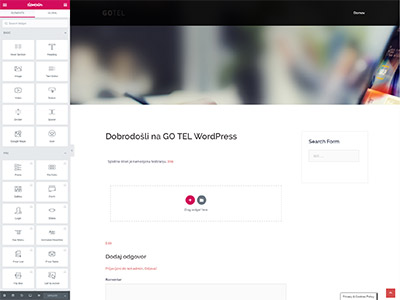 Tečaj WordPress Elementor