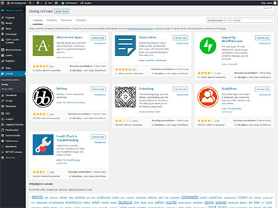 Tečaj WordPress Vtičniki