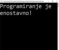 Tečaj programiranja v C Uvod v programiranje